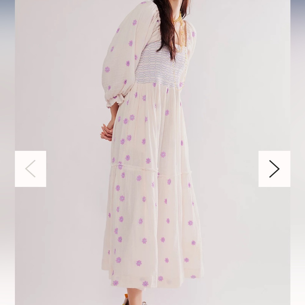 Dahlia Embroidered Maxi Dress